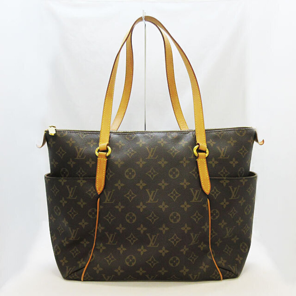 Louis Vuitton Totally Monogram Tote Canvas Leather Brown